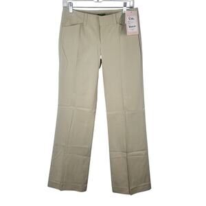 Lilly Pulitzer SOCIETY PANT in Khaki Library Tan Palm Beach Fit NWT Size 2 $168